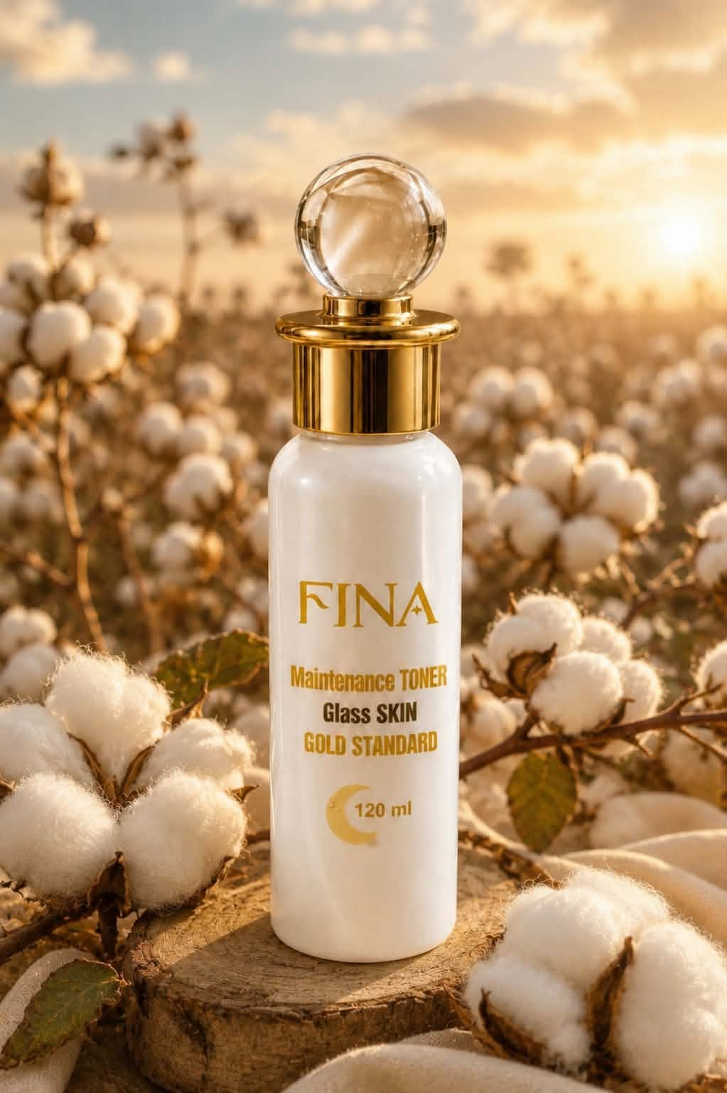 FINA Maintenance Toner in a cotton field