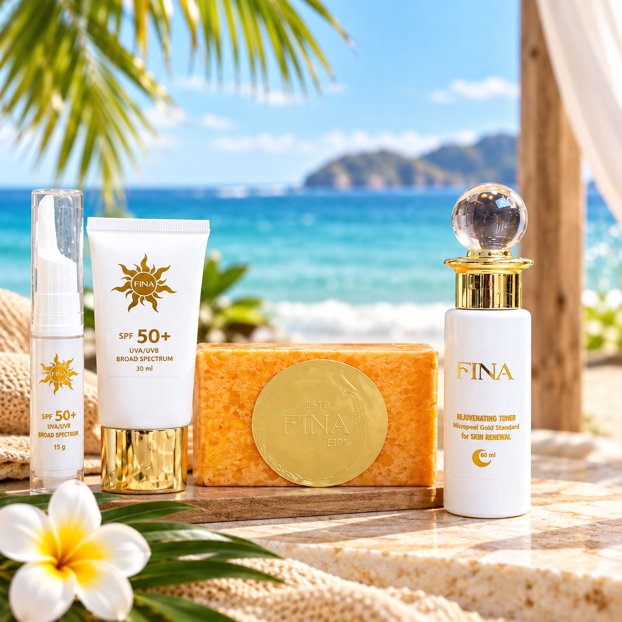 FINA morning skincare routine