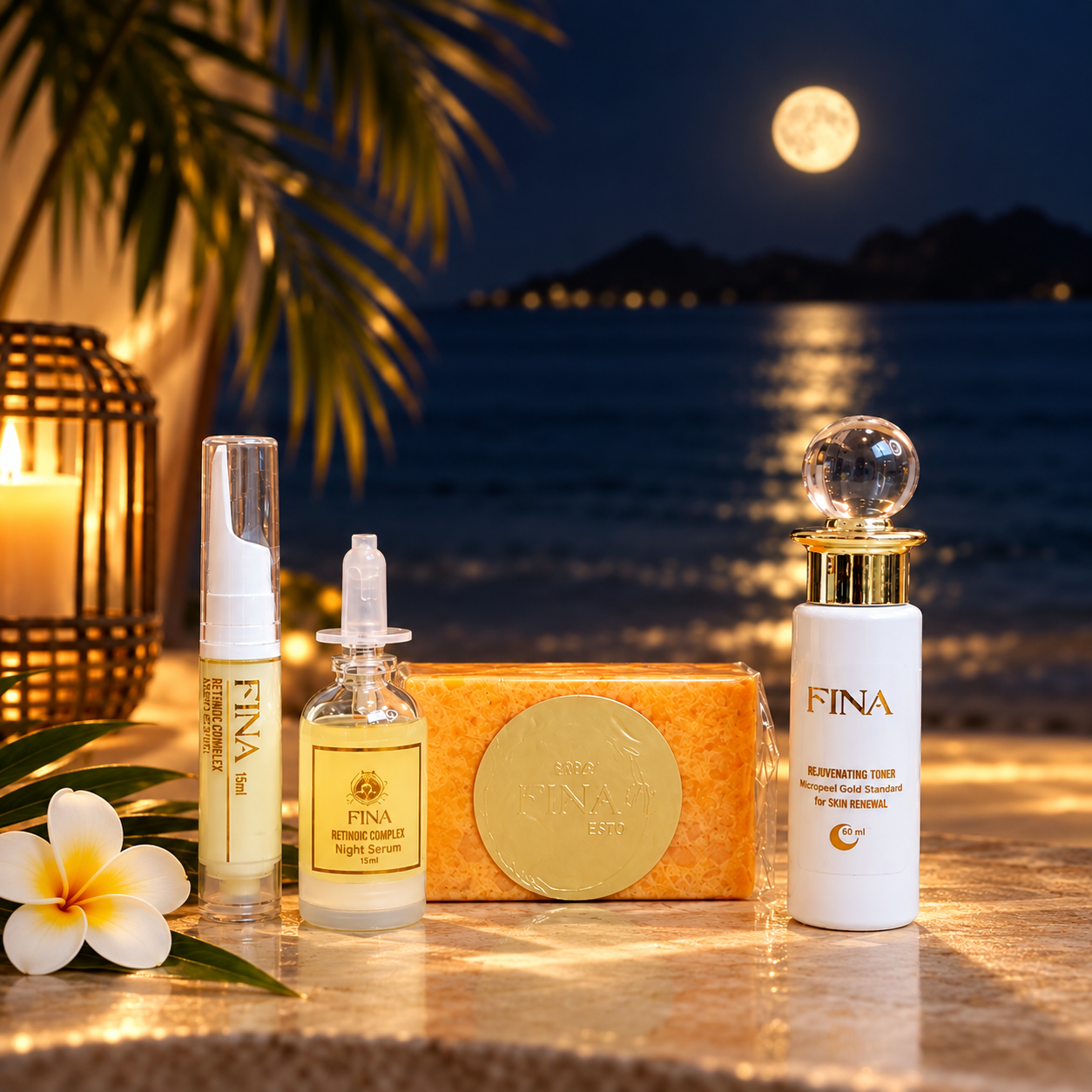 FINA night skincare routine